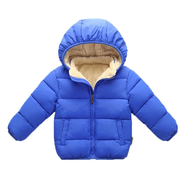 Winter Fur Hooded Jackets for Boys & Girls