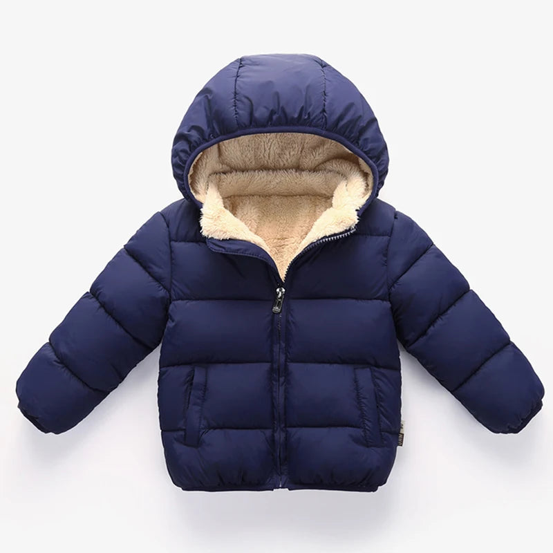 Winter Fur Hooded Jackets for Boys & Girls