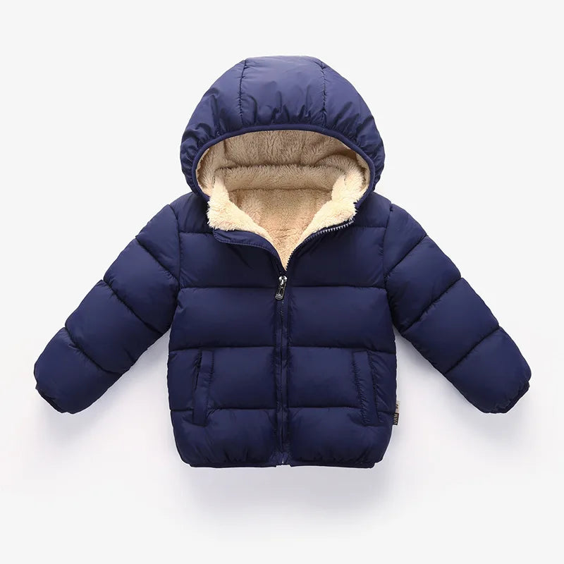 Winter Fur Hooded Jackets for Boys & Girls