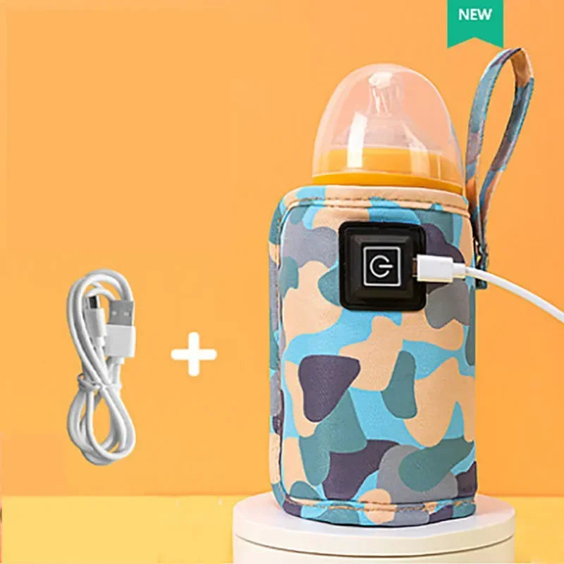 USB Milk Warmer & Insulated Bag for Baby Bottles – Outdoor Travel Accessory