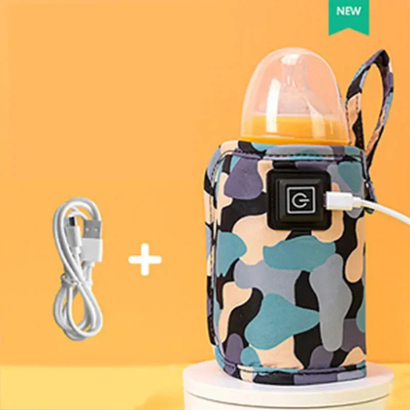 USB Milk Warmer & Insulated Bag for Baby Bottles – Outdoor Travel Accessory