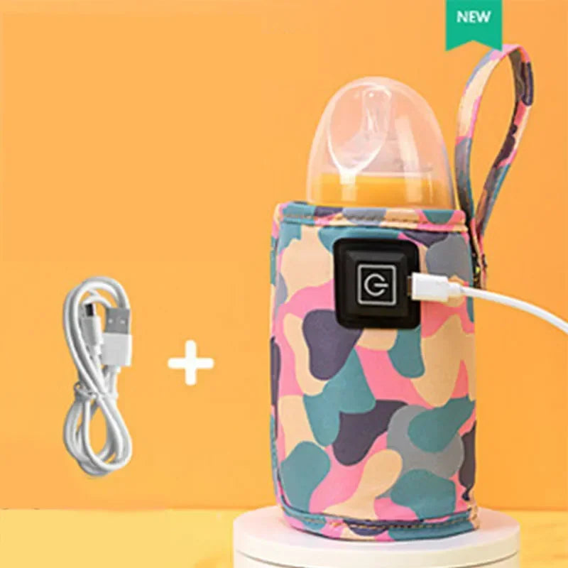 USB Milk Warmer & Insulated Bag for Baby Bottles – Outdoor Travel Accessory