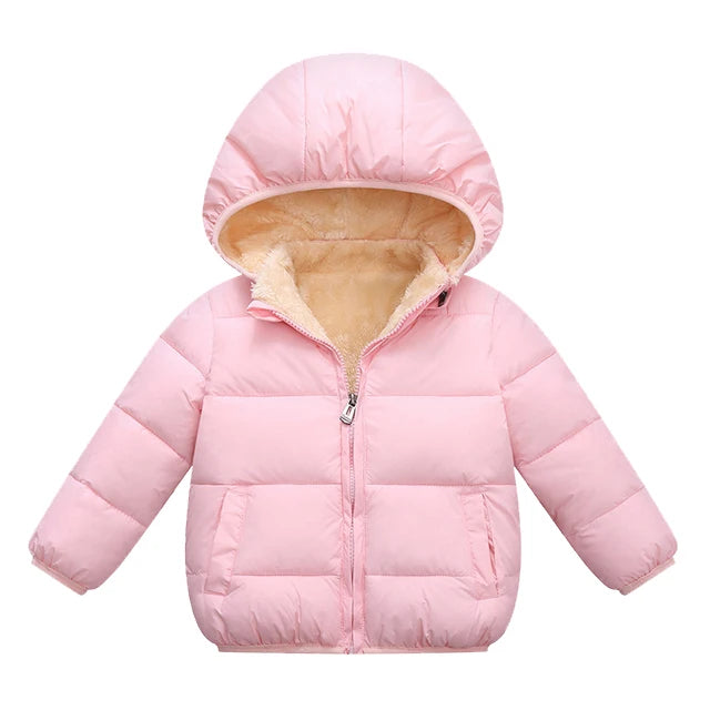 Winter Fur Hooded Jackets for Boys & Girls