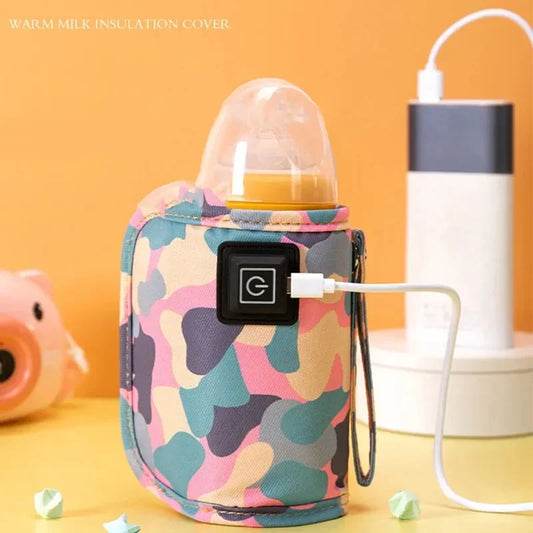 USB Milk Warmer & Insulated Bag for Baby Bottles – Outdoor Travel Accessory